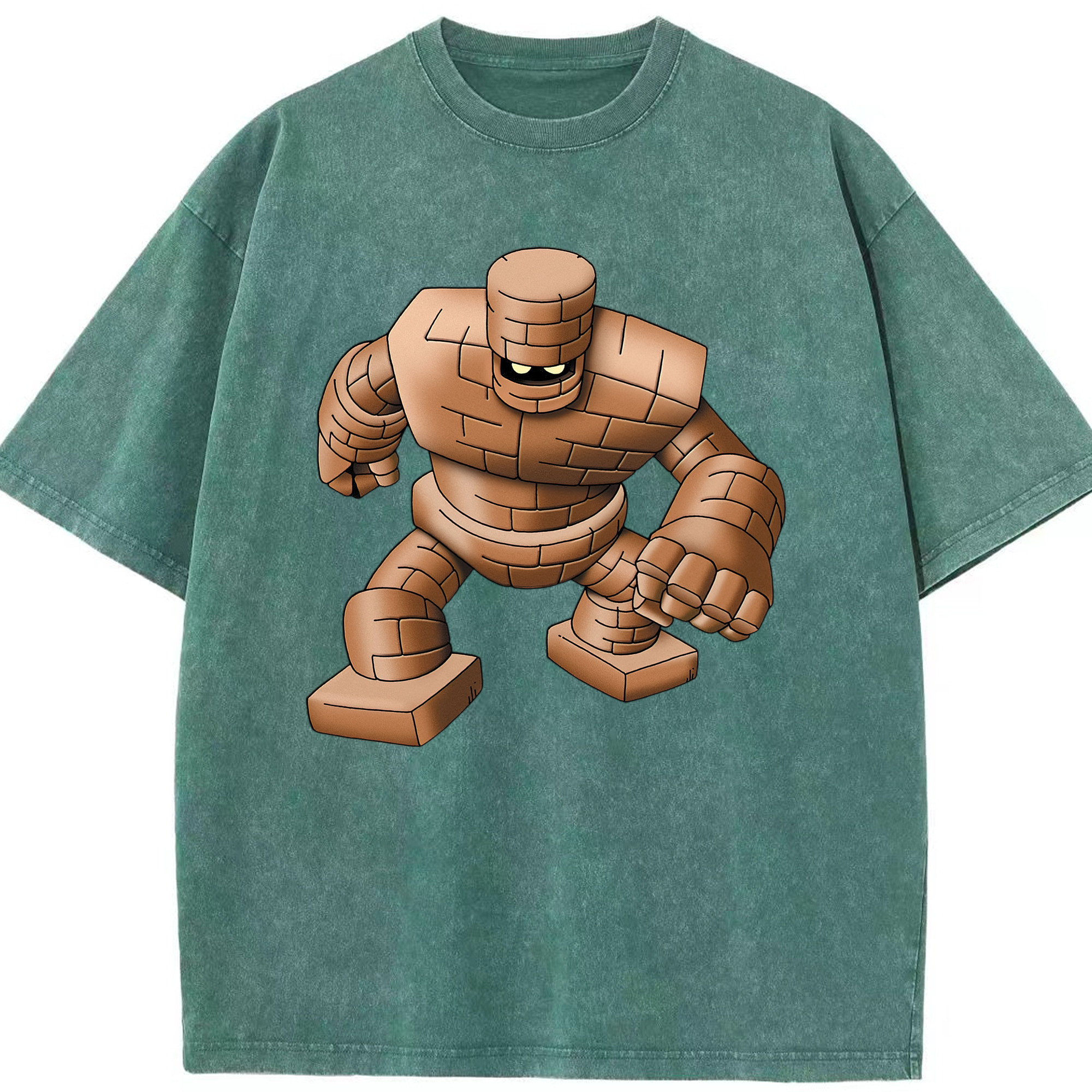 （画像用） ドラゴンクエスト Doragon Kuesuto Dragon Quest 綿100% ヴィンテージ風 半袖Tシャツ（フロントプリント）